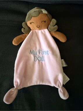 Baby Starters My First Doll Pink Brown Plush Lovey